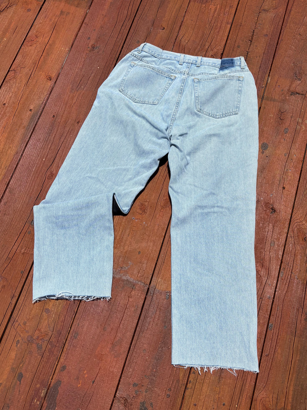 1 OF ⇂ LEATHER DOUBLE JEANS